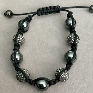 Men’s Adjustable Shamballa Bracelet/ Pre-Loved